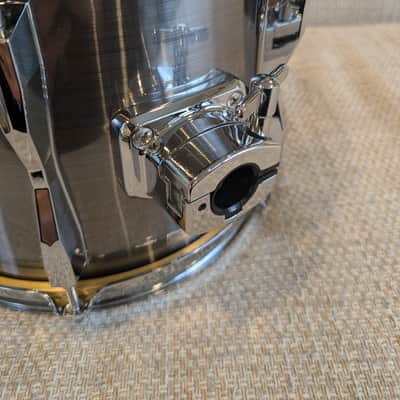 Pearl Maple Shell MX 10" x 8" Tom 1980s - Brushed Silver Metallic image 13