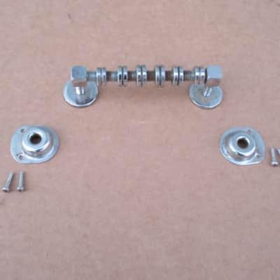 1960s Silvertone Hofner Eko Teisco Greco Kent Aria Guitar Roller Bridge W Mounts image 1