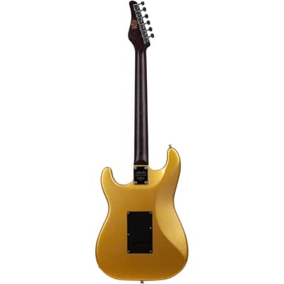 Schecter Nick Johnston 10th Anniversary HSS Atomic Saffron image 3