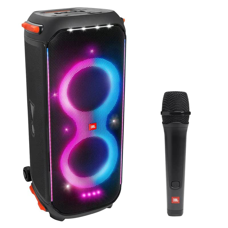 JBL PartyBox 710 800W Wireless Speaker Bundle with JBL Wired