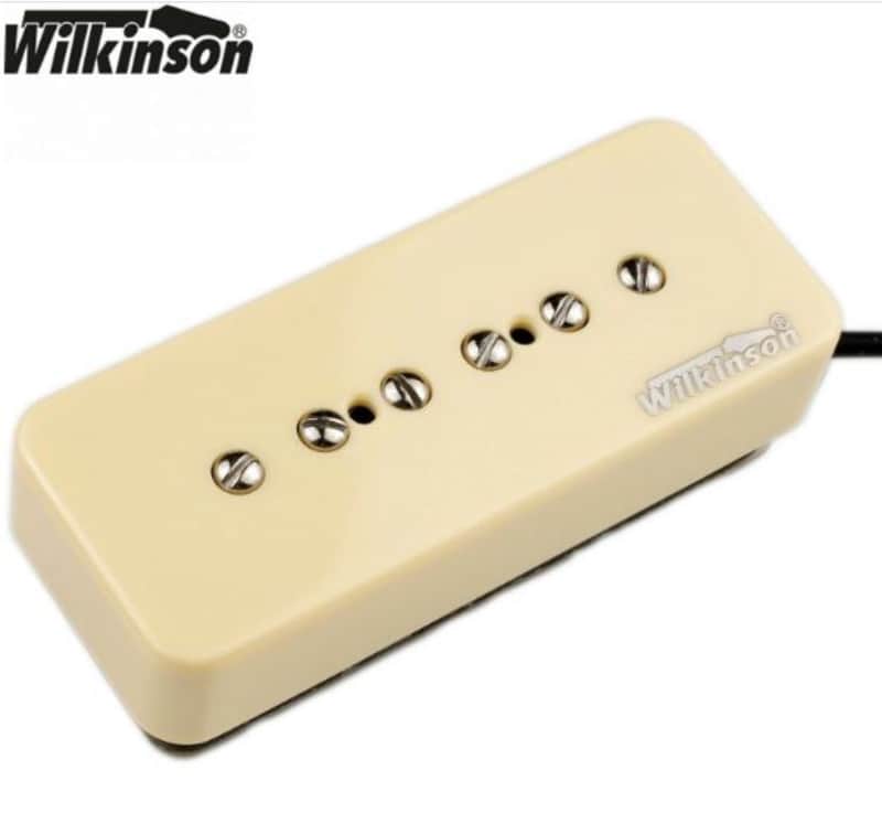 Wilkinson Premium W90SK "STACKED" P90 Soapbar Pickup - Korea- CREAM Neck Position Fast US Ship image 1