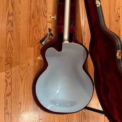 Gretsch G6136T-140 140th Anniversary Double Platinum Falcon 2023 - Present Two-Tone Stone Platinum / Pure Platinum image 5