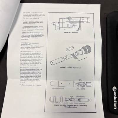 Electro-Voice BK-1 Handheld Cardioid Condenser Microphone 1980s - Black image 14