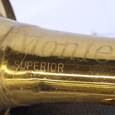 LaMonte Superior Trumpet with case & mouthpiece, good playing condition image 12