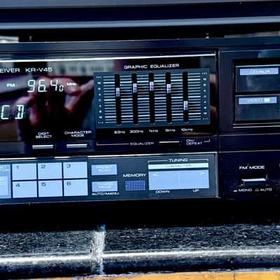 Vintage Kenwood KR-V45 AM/FM Stereo Receiver w/ 5 Channel Equalizer; Tested image 1