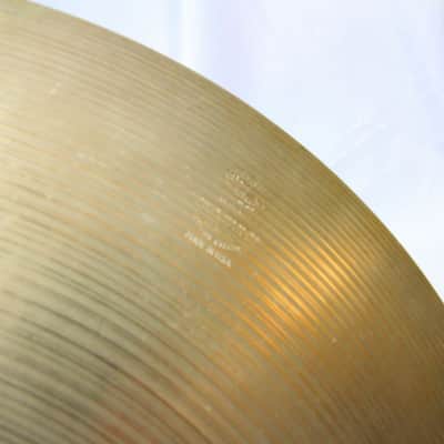 ZILDJIAN Late '50s A Small Stamp 20 Inches 2050g Old A Zildjian Ride Cymbal (07/08) image 6