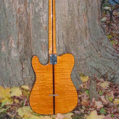 H. S. Anderson Madcat (Prince Tele) 1972 Flame Maple - RARE image 3