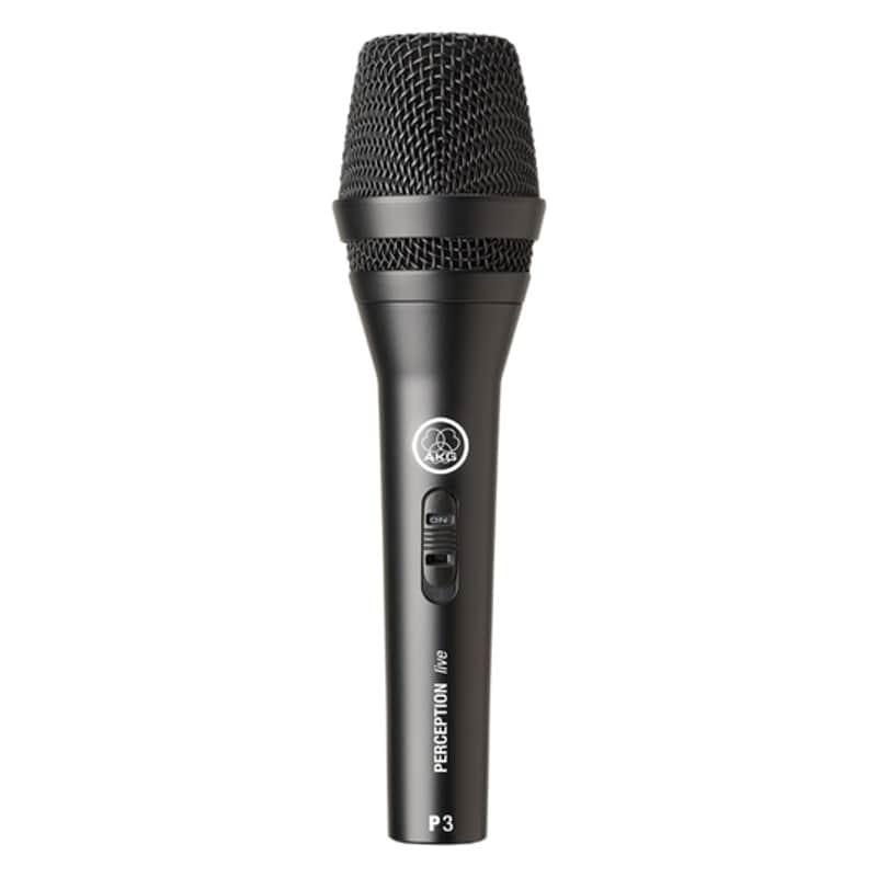 AKG P3S Dynamic Microphone Cardioid Vocal Guitar Stage Mic XLR Metal Body image 1