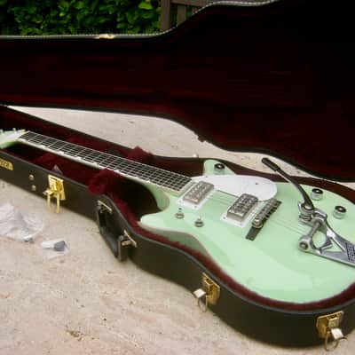 ✮ULTRA RARE✮ 2015 Gretsch G-6134 Double Cut PENGUIN Limited Edition ✮ BROADWAY JADE✮1 of 25✮Jet image 3