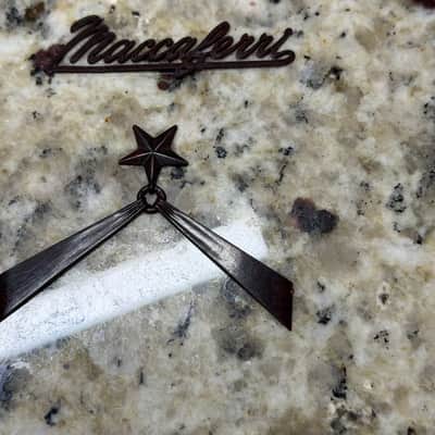 Maccaferri Headstock or Body Logo Emblem New Old Stock image 1