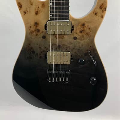 ESP E-II M-II NT Black Natural Fade Electric Guitar + Case B-Stock MIJ MII M2 image 7