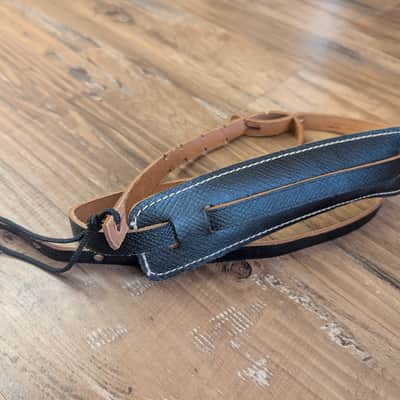 Bobby Lee Sottile Mfg Co Guitar Strap Vintage 1970s Black NOS Excellent! image 1