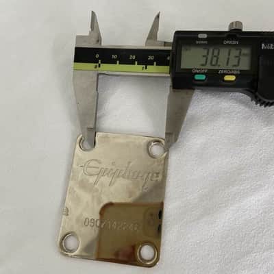 Epiphone Guitar Neck Plate with Mounting Screws image 7