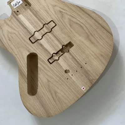 Lefty Ash Wood Unfinished Jazz Bass Style Body image 3