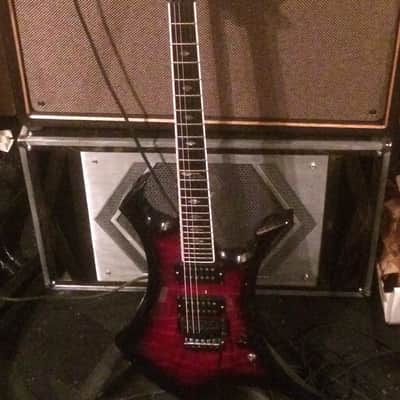 BC Rich Ignitor USA Custom Shop 2013/14? Black/Red Burst image 8