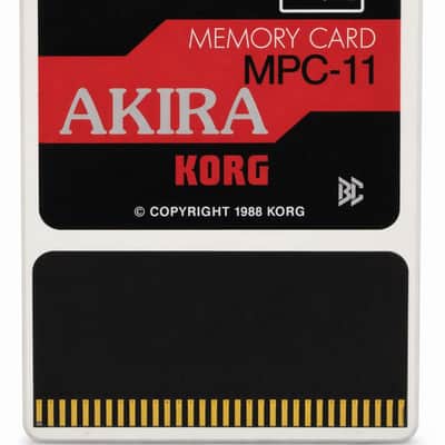 Korg M1 Voice Rom Data Card // MPC-11 Akira // With Chart