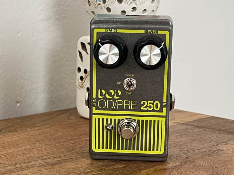 DOD Overdrive Preamp 250-X 2025 - Present - Grey / Yellow image 1