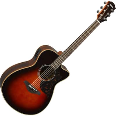 Yamaha AC1R Rosewood Concert Cutaway Acoustic-Electric Guitar - Tobacco Sunburst image 3