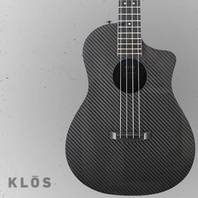 Refurbished KLOS Full Carbon Baritone Ukulele - Acoustic-Electric image 1