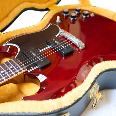 Gibson Custom Shop '63 SG Special Reissue VOS - Vintage Cherry - Dark Board - P90s image 4
