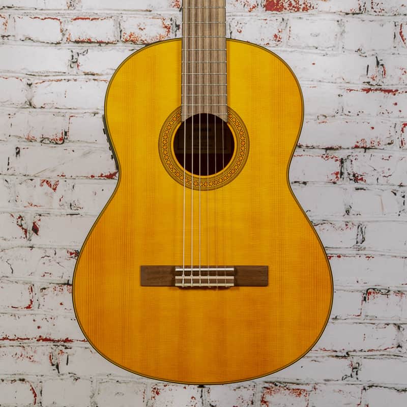 Yamaha CGX122MS Classical Acoustic-electric Guitar - Natural image 1