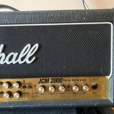 Marshall JCM 2000 TSL 100 Triple Super Lead 3-Channel 100-Watt Guitar Amp Head 2000s - Black image 2