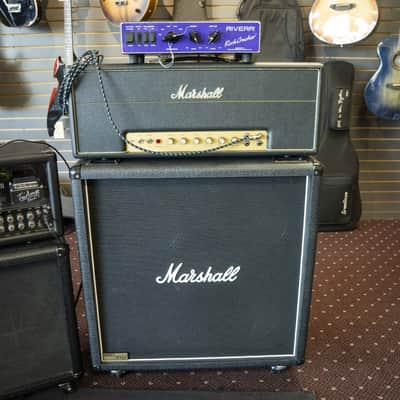 (USED-C) Marshall JMP Superlead 100 + 1960BV 4x12 Cab + Rivera Rock Crusher R980 HALF STACK image 1