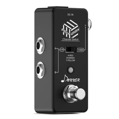 Box Line Selector AB Switch Mini Guitar Effect Pedal & Guitar Pedal Power Supply Adapter image 3