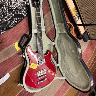 Washburn Vintage 1997 Maverick Series BT-8, Flame Maple comes with pictured hard case! image 11
