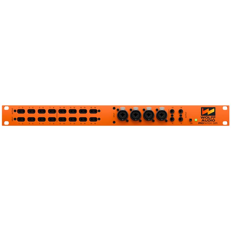 Wolff Audio ProPatch 32R 16-in/16-out Digitally-Controlled Analog Patch Bay image 1
