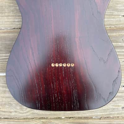 Tonebomb Fender Style Telecaster 2 piece ash tele body Marbled Italian paper top image 4