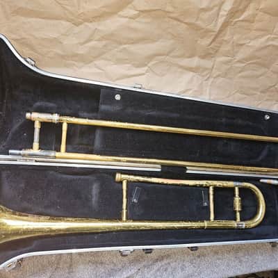 Blessing Scholastic Trombone with Case & Mouthpiece. Made in USA. Good condition image 1