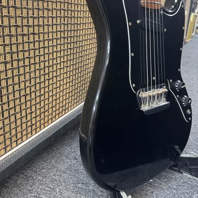 Fender Musicmaster with Rosewood Fretboard 1978 - Black image 6