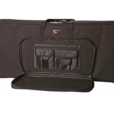 Gator  GK Lightweight Keyboard Case on Wheels 49 Key NEW - BLACK image 7