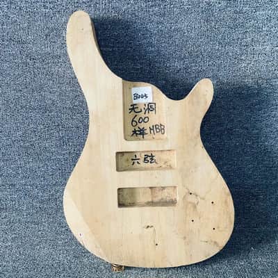 Unfinished Basswood 6 String Bass Body image 1