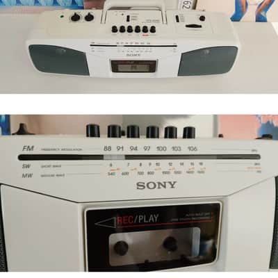 SONY CFS-204S Rare Vintage Radio Cassette Recorder Boombox Serviced Warranty image 14