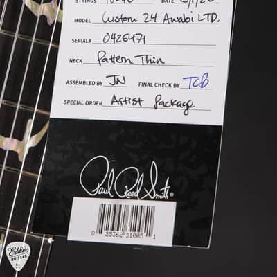 PRS Custom 24 Artist Top - Faded Indigo Blue Burst #425471 image 16