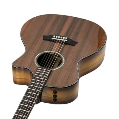 Taylor Custom 11077 Sinker Redwood/Sassafras V-Class Grand Auditorium Acoustic Guitar, 110222XXXX image 2