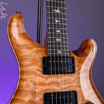 PRS Wood Library Custom 24 Artist Quilt Maple Natural Smokeburst image 4