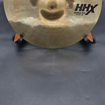 Sabian 15" HHX Medium Hi-Hat Cymbals (Pair) 2001 - Present - Brilliant image 2