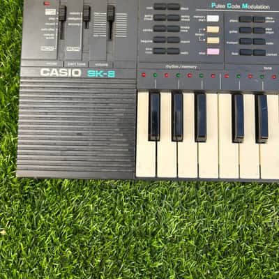 Casio SK-8 32-Key Sampling Keyboard 1980s - Black SK-1 SK1 image 2