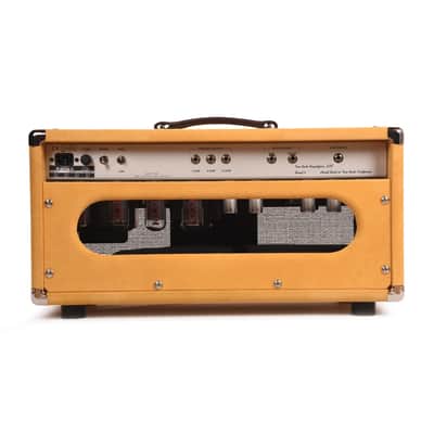 Two Rock Silver Sterling Signature 100W Head Silver Anodize Chasis Gold Suede w/ Cane Grill image 3