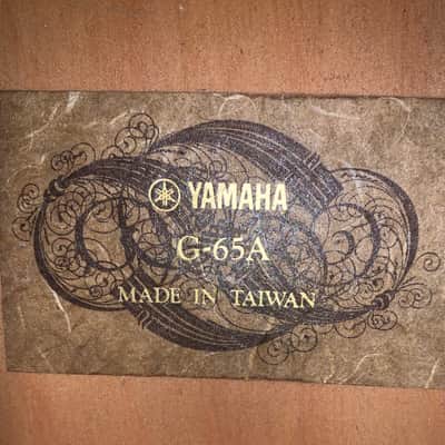 Yamaha G-65A Acoustic Guitar w/Case image 4