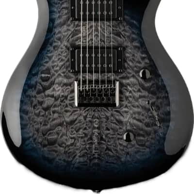 PRS SE Mark Holcomb Signature Electric Guitar, Ebony Fingerboard, Holcomb Blue Burst image 11