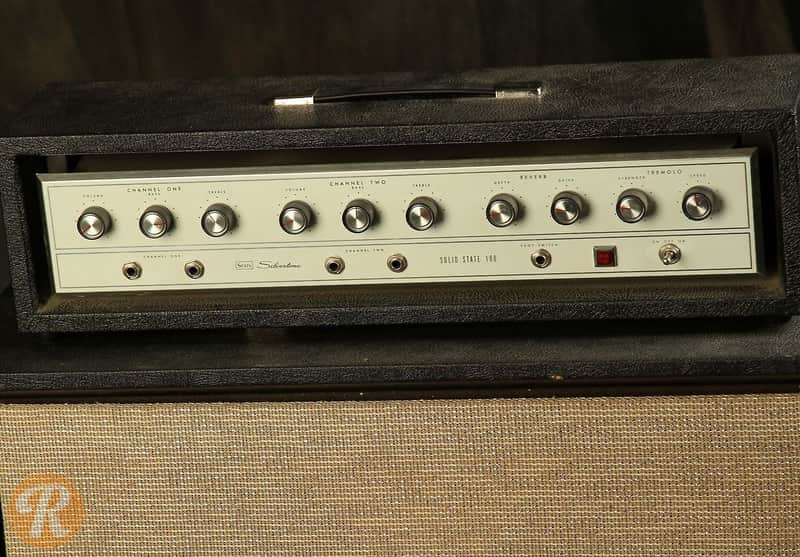 Silvertone Model 1464 Solid State 100 2x12 Piggyback image 4