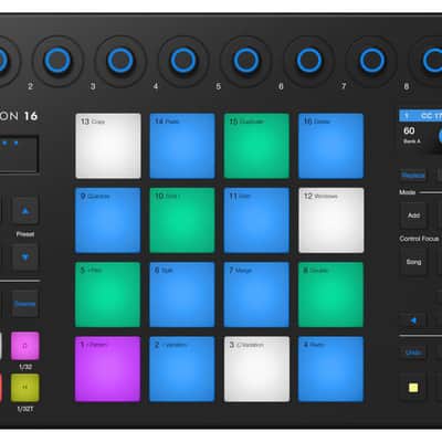 Fender Motion 16-Pad Music Production Recording Live Sound Pad Controller+Bag image 2