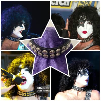 KISS Stage Worn Paul Stanley Costume Choker 2003 Symphony Aerosmith Tour image 2