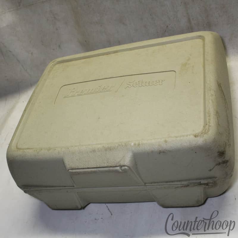 Premier 5.5x14"Molded Plastic Snare Drum Case Vintage 70s UK Stand/Stick Section image 1