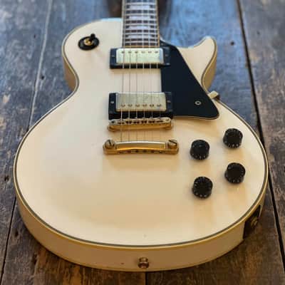 Greco Japanese EG-600 Alpine White Single Cut 1989 Custom MIJ w/ HSC image 11