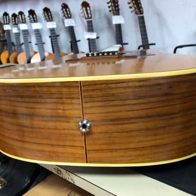Très rare Washburn D-20 électro-acoustique fabriquée au Japon en 1984 par les ateliers Yamaki image 11
